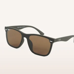 Premium Ray Ban UV Polarised Sunglass - Brown